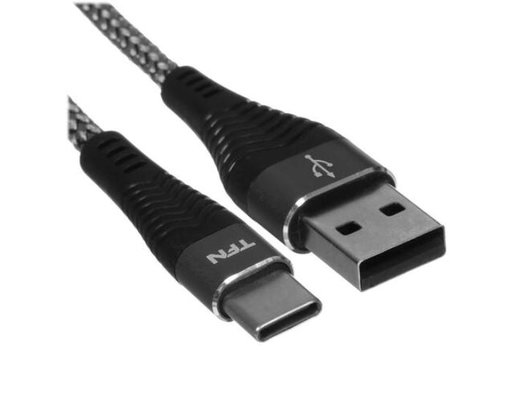 Кабель TFN TypeC forza 1.0m graphite TFN-CFZUSBCUSB1MGR